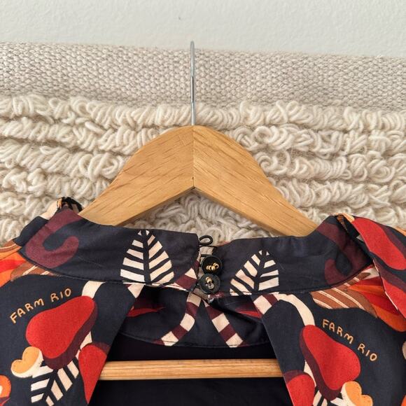 NWT: Farm Rio Nature Beauty Backless Midi Dress - Picture 11 of 12